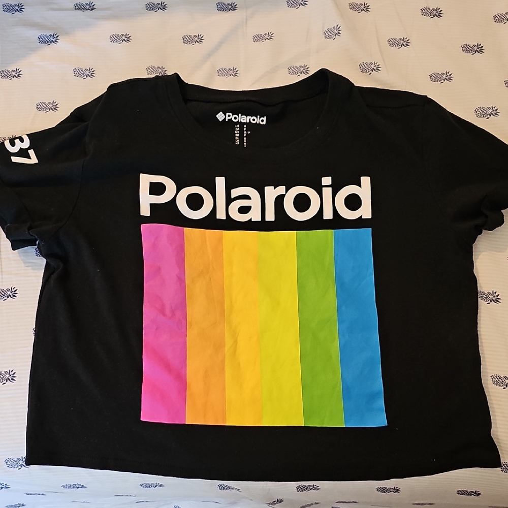 Polaroid Crop Top Tee